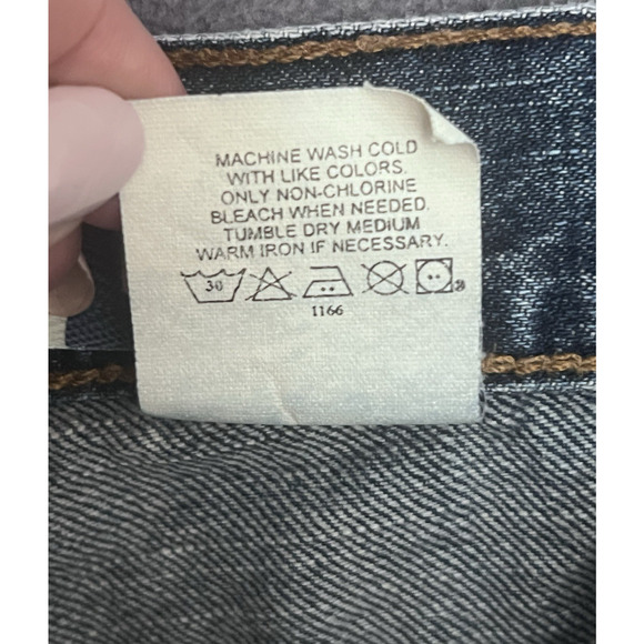 VTG Gap Upcycled Denim & Brown Fringe Skirt Women Sz 16 Western Cowgirl USA - Picture 11 of 11